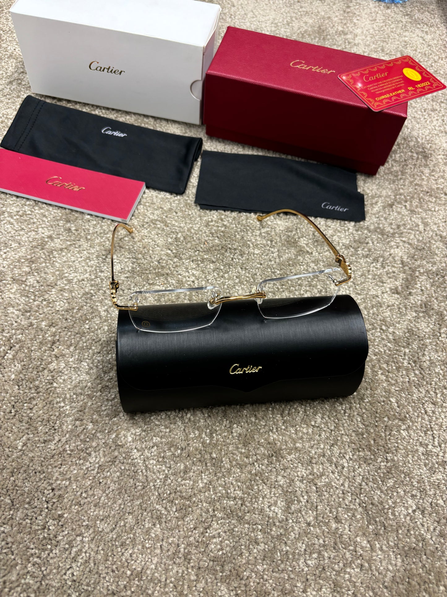 Cartier bril - Luipaard