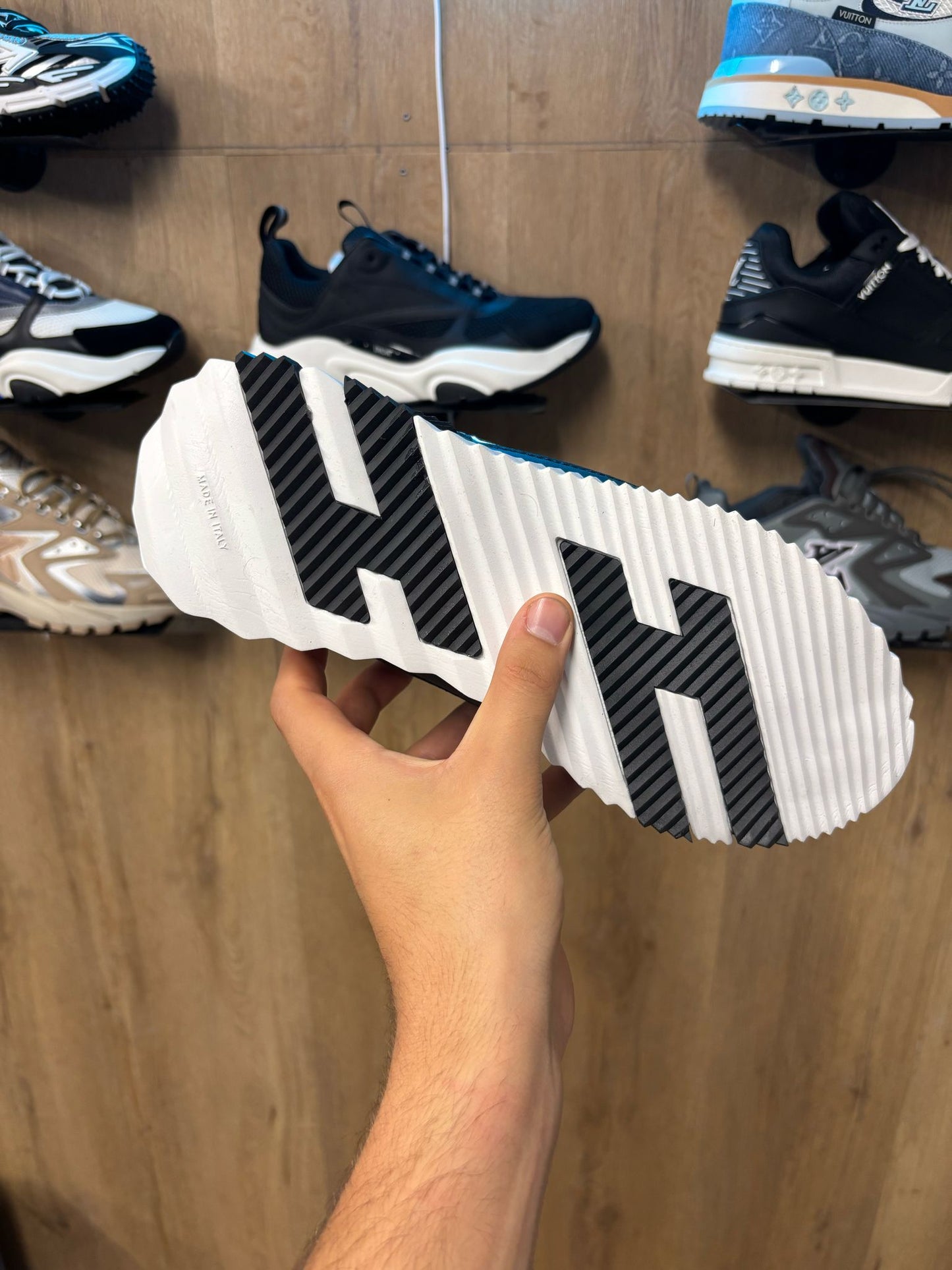 Hermes Bouncing Sneakers - Black & White