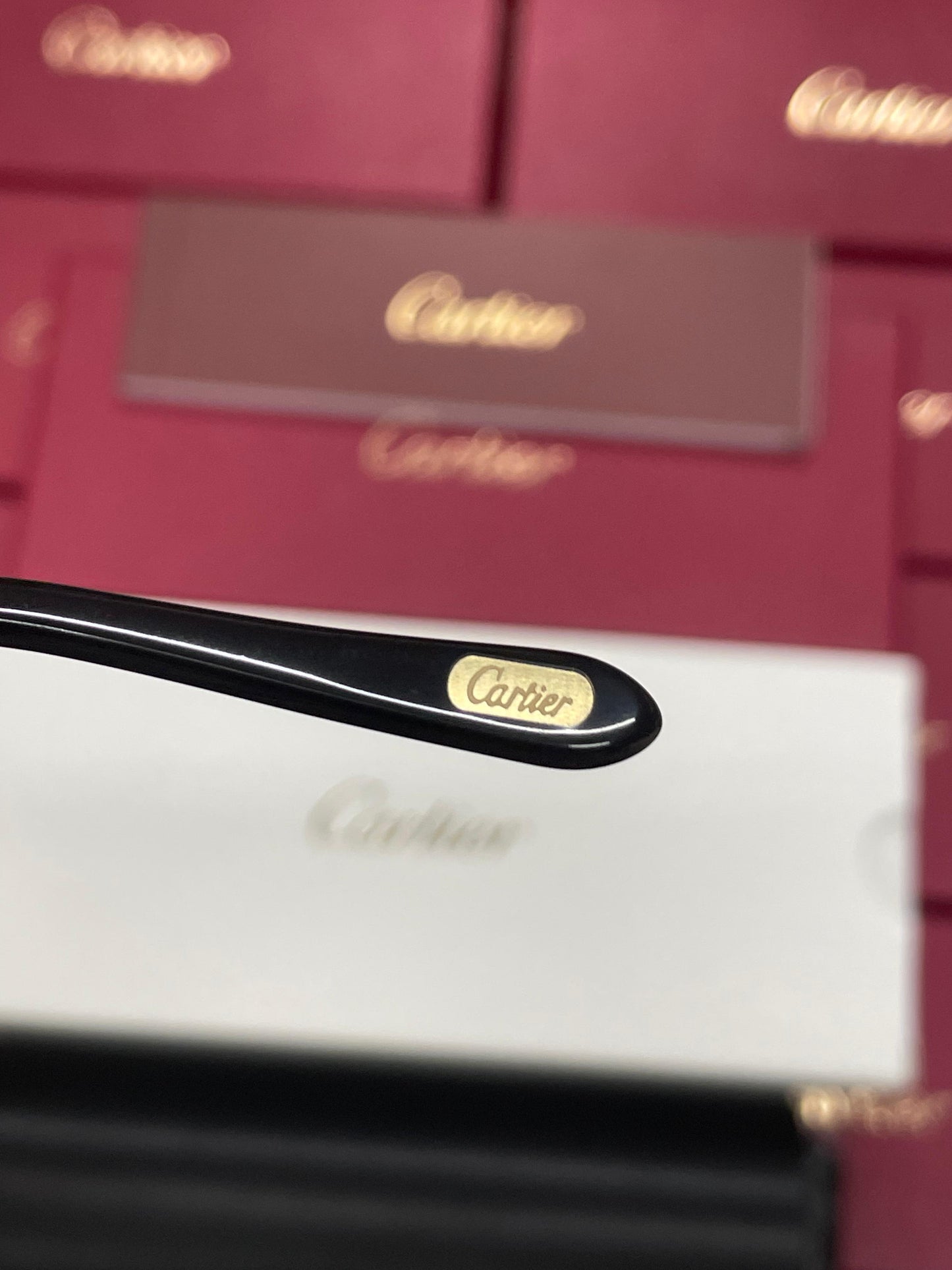 Cartier Panther Zonnebril - Black Glasses