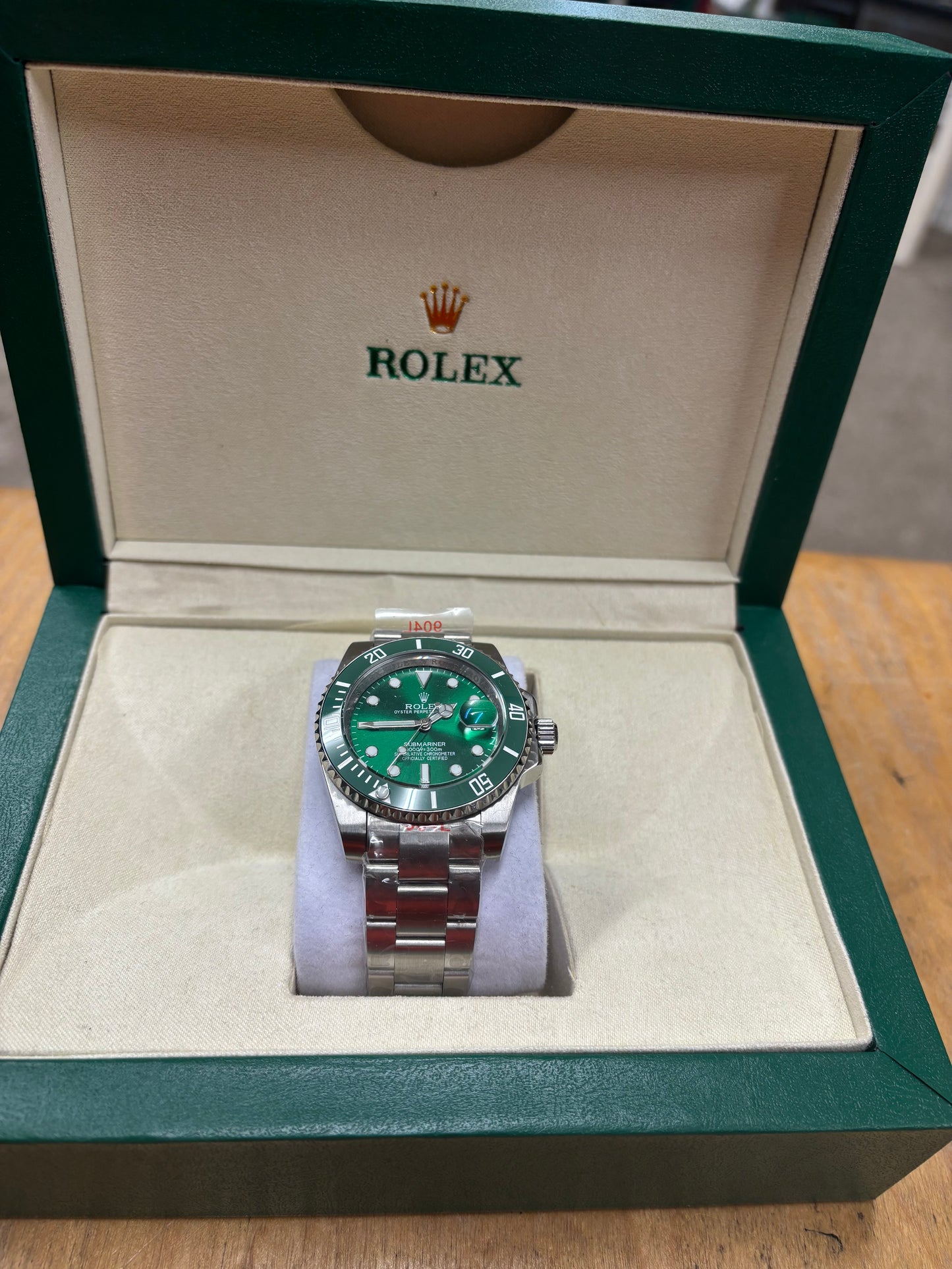 Rolex Oyster Perpetual Date- Double Green