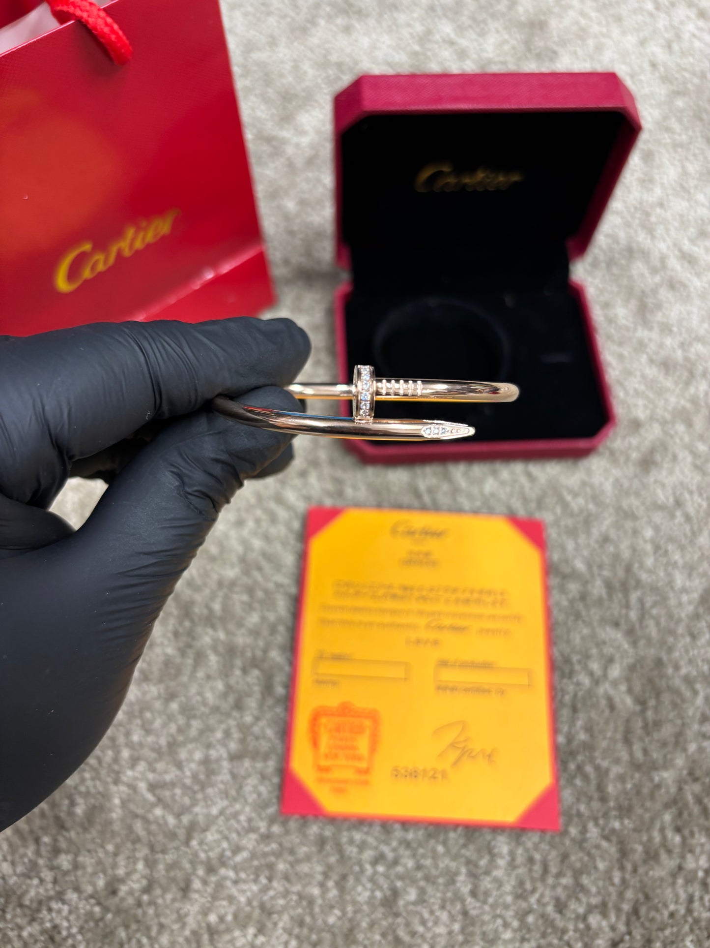 Cartier Juste un Clou Stijl Armband - 18K Rosegold Plated Staal