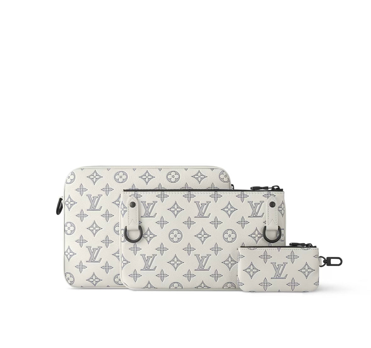 Louis Vuitton Trio Messenger Bag Monogram White - High Quality