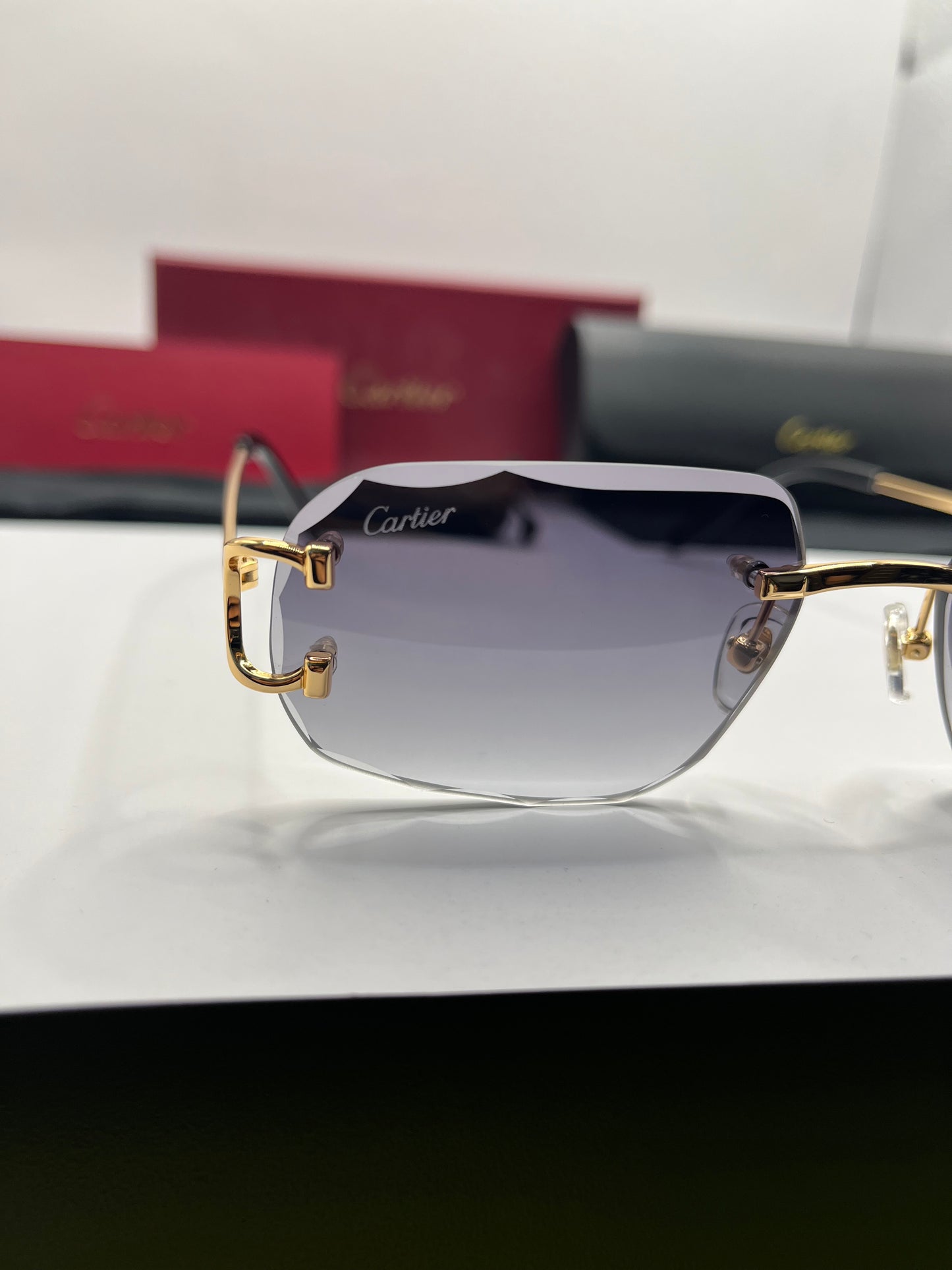 Cartier Zonnebril C-Cut - Zwart