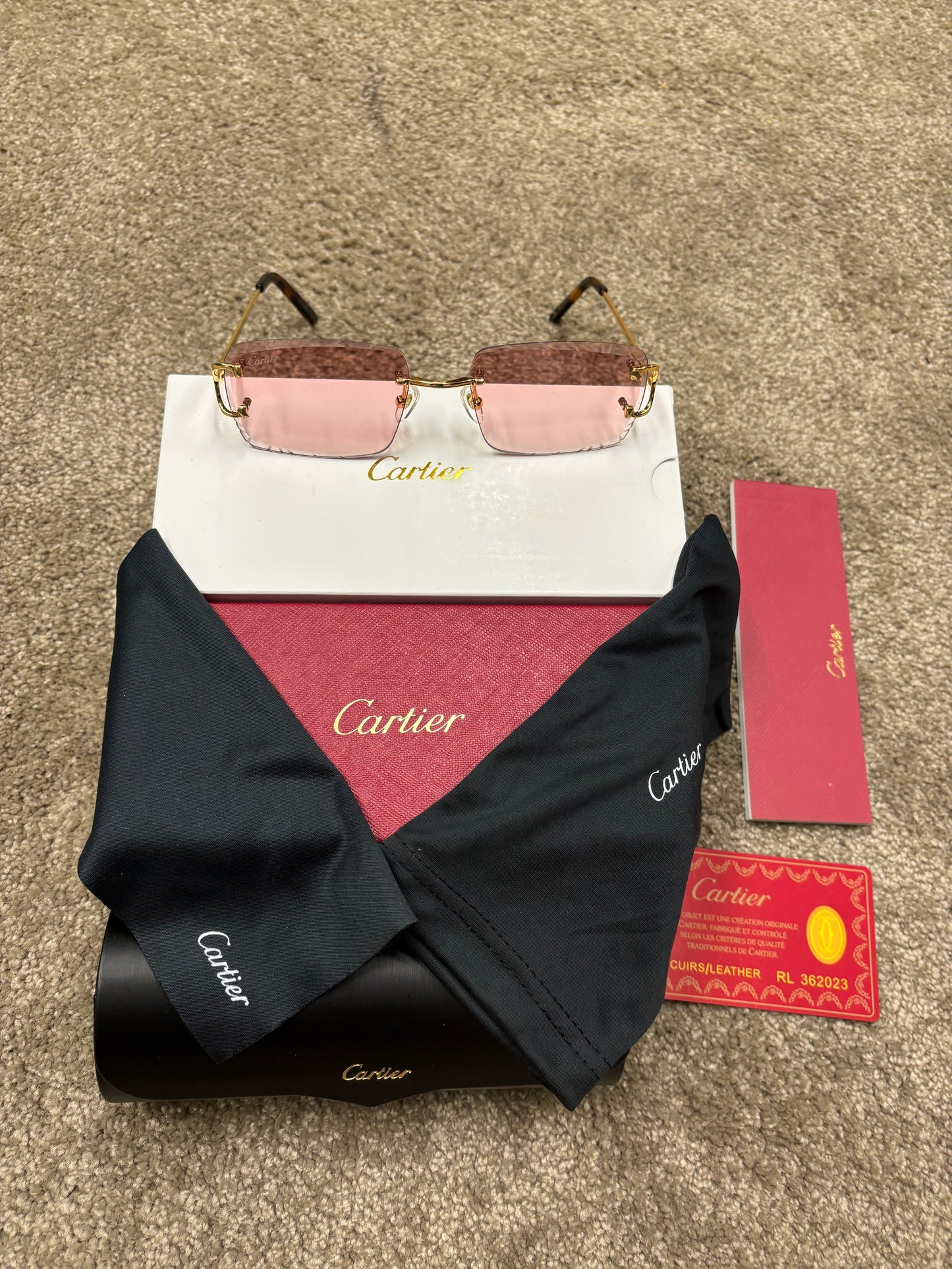 Cartier Zonnebril- Roze