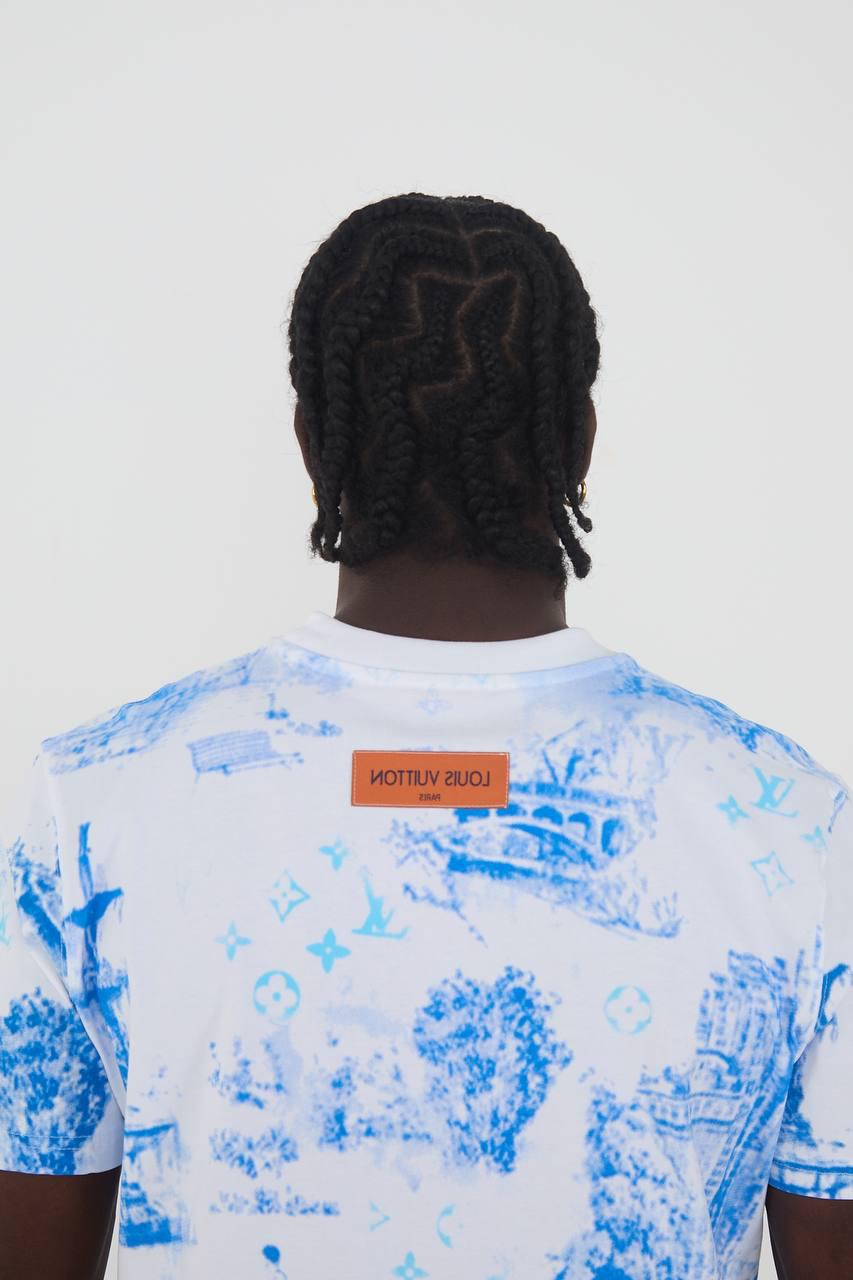 Louis Vuitton Blue Monogram Shirt