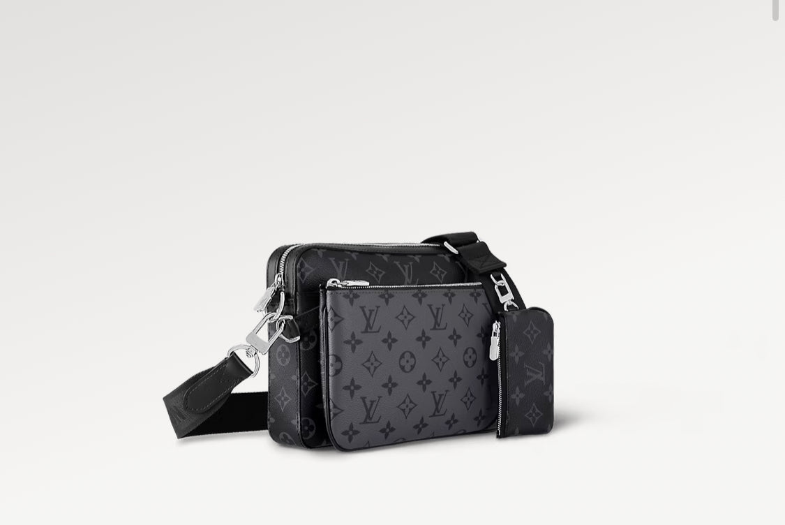 Louis Vuitton Trio Messenger Bag Monogram Eclipse - High Quality
