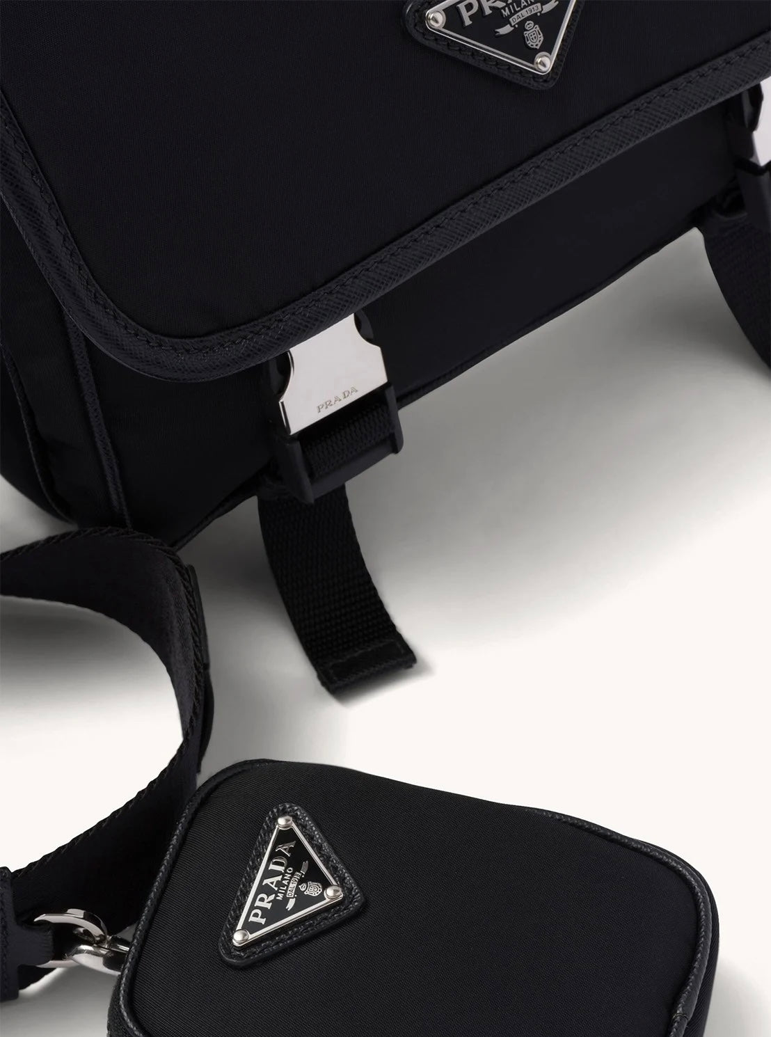 Prada Re-Nylon Messenger Bag - High quality