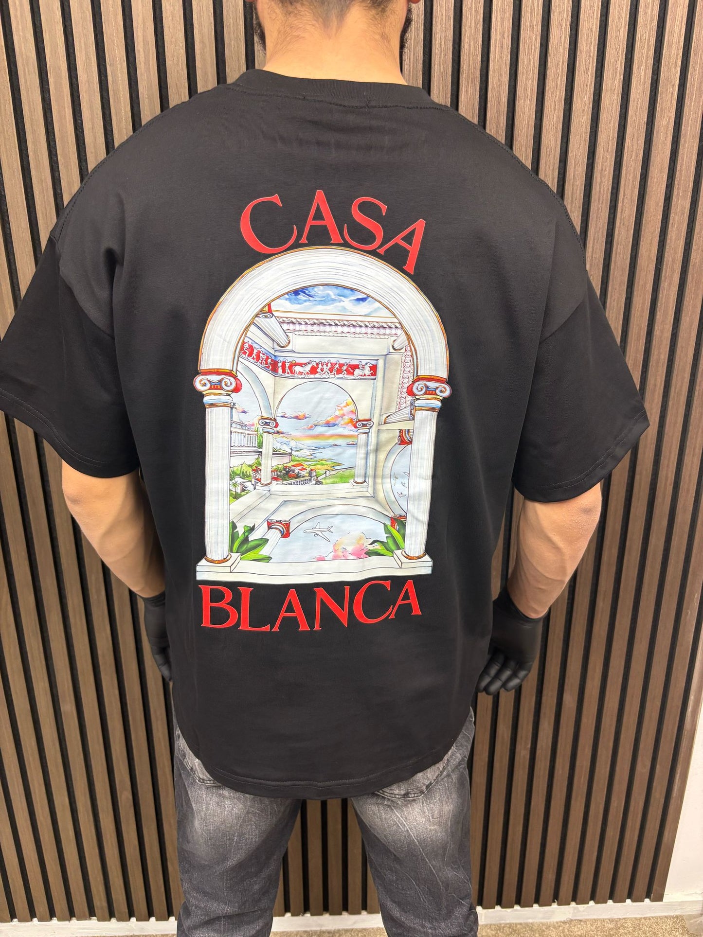 Casablanca Infinite view Shirt - Black