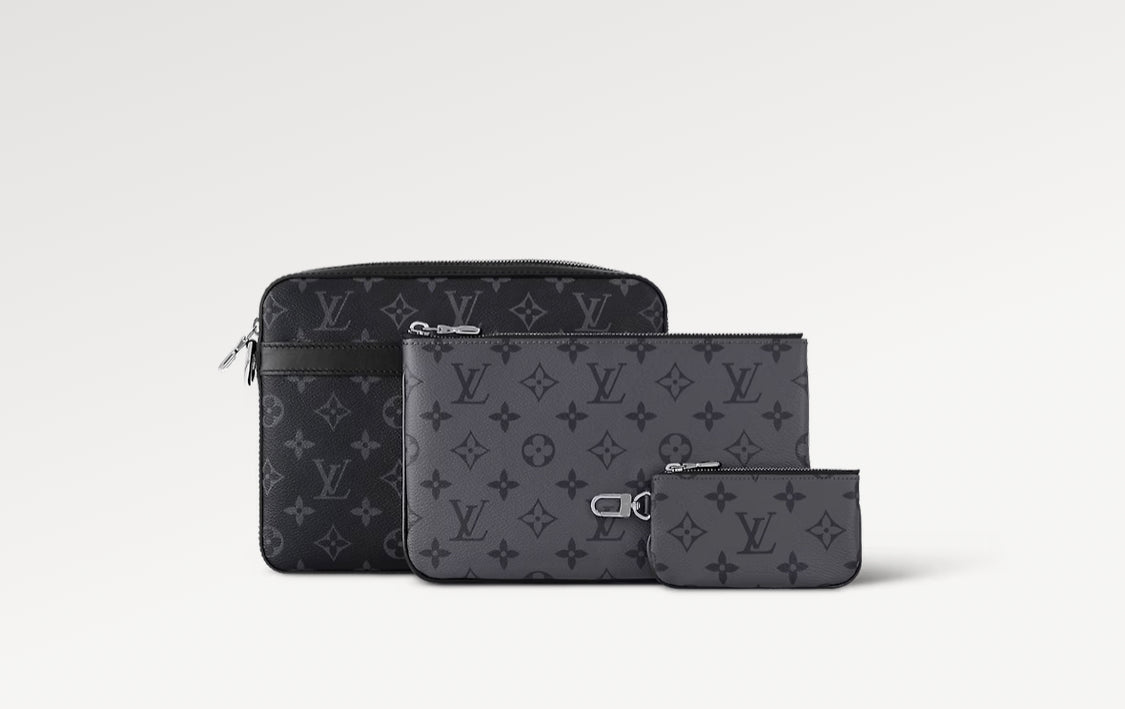 Louis Vuitton Trio Messenger Bag Monogram Eclipse - High Quality
