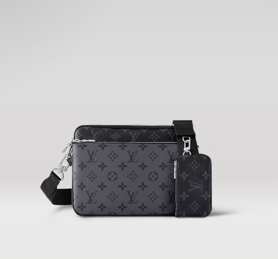 Louis Vuitton Trio Messenger Bag Monogram Eclipse - High Quality