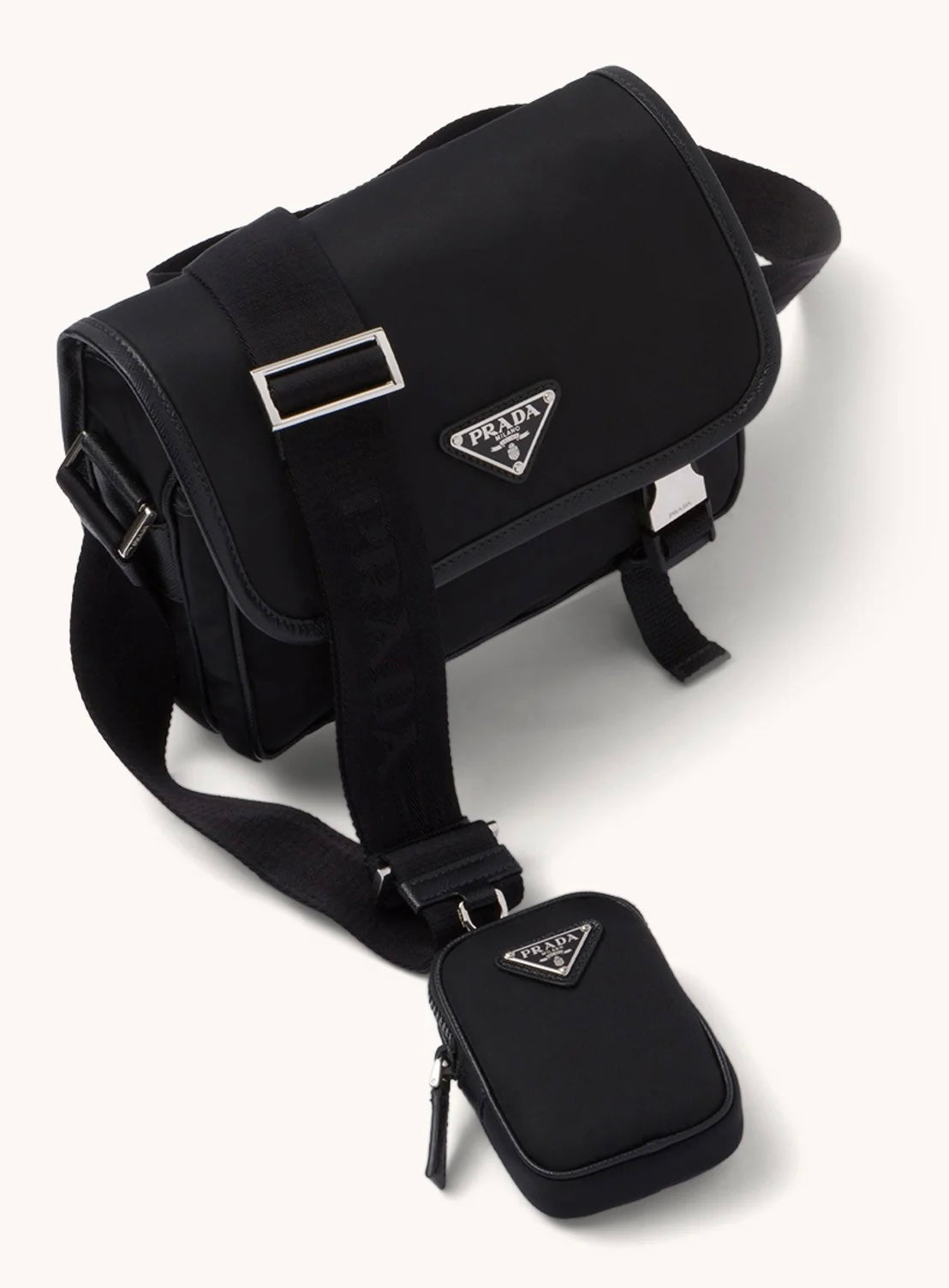 Prada Re-Nylon Messenger Bag - High quality