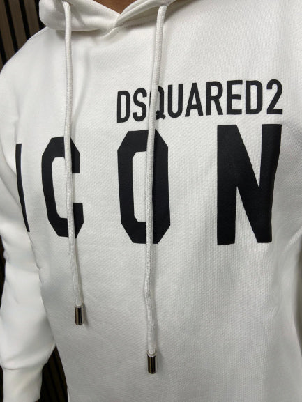 Dsquared Icon Hoodie - White