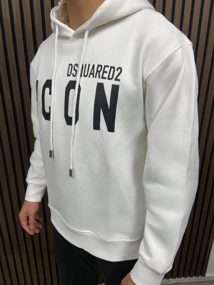 Dsquared Icon Hoodie - White