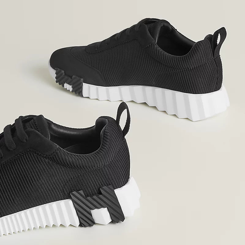 Hermes Bouncing Sneakers - Black & White