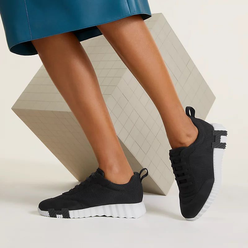 Hermes Bouncing Sneakers - Black & White