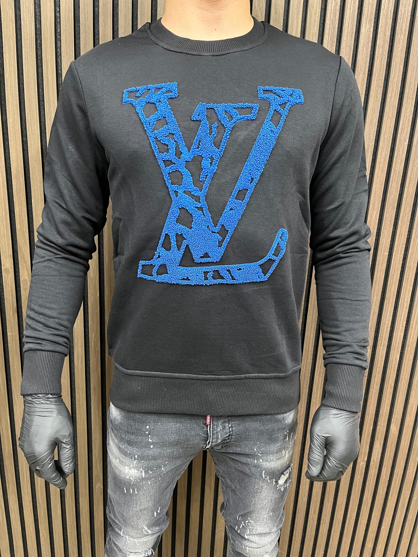Louis Vuitton Trui - Blue LV