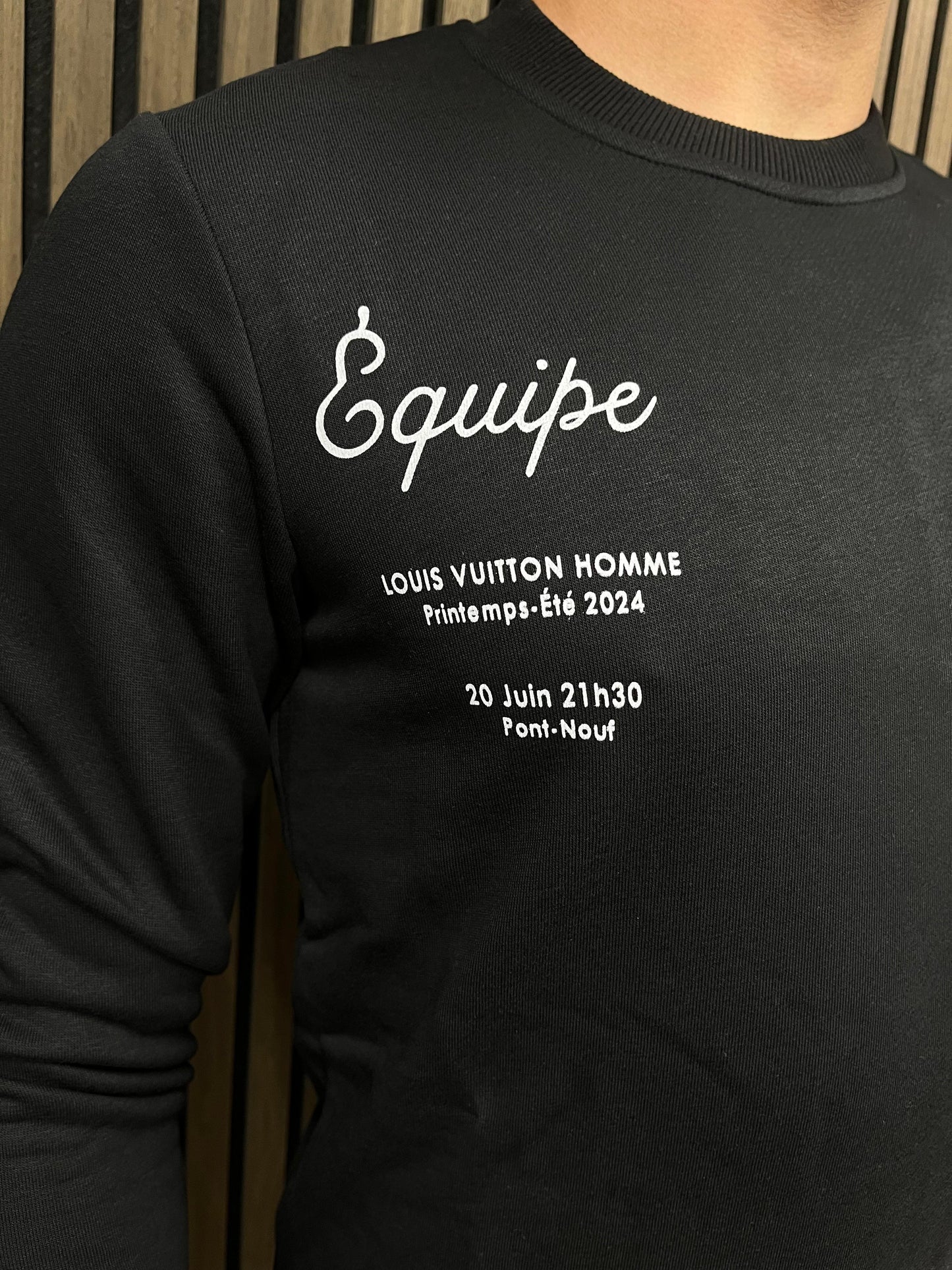 Louis Vuitton Trui - Equipe Noir