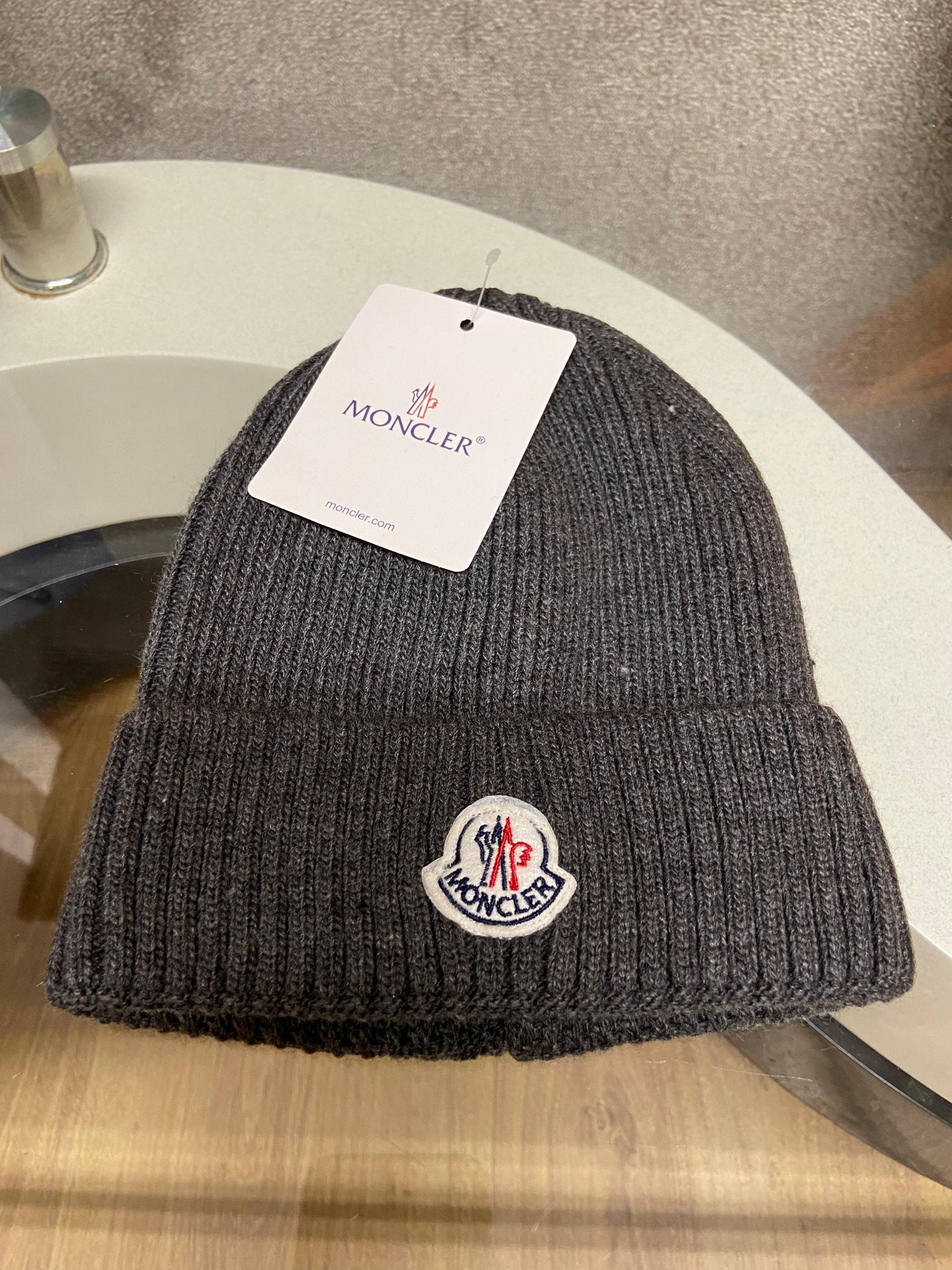 Moncler Classic Muts - Antraciet