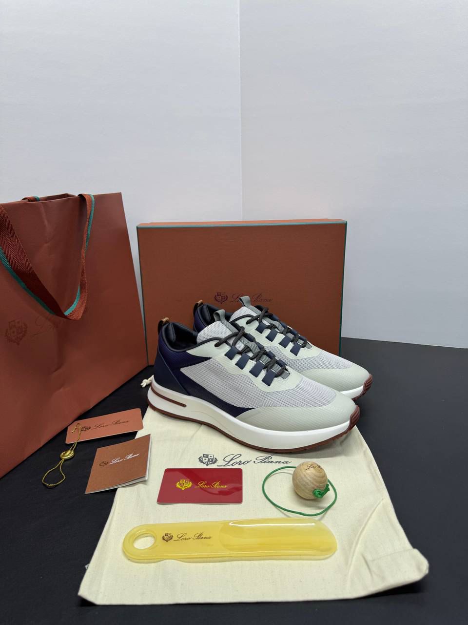 Loro Piana Weekend Walk Technical Mesh Sneakers