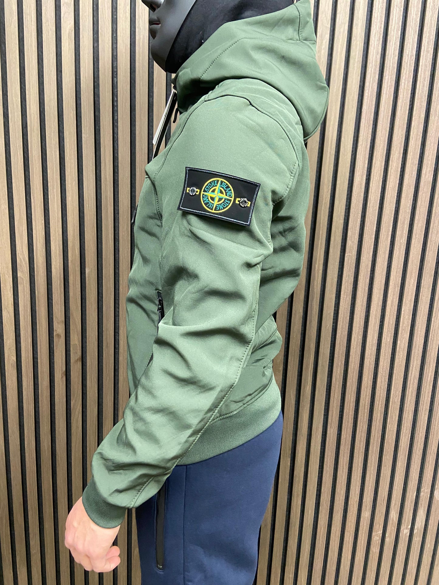 Stone Island Soft Shell Tussen Jas - Khaki
