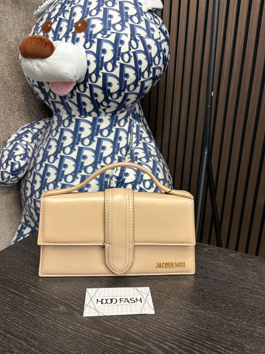 Jacquemus Le Bambino Leather Tas - Apricot