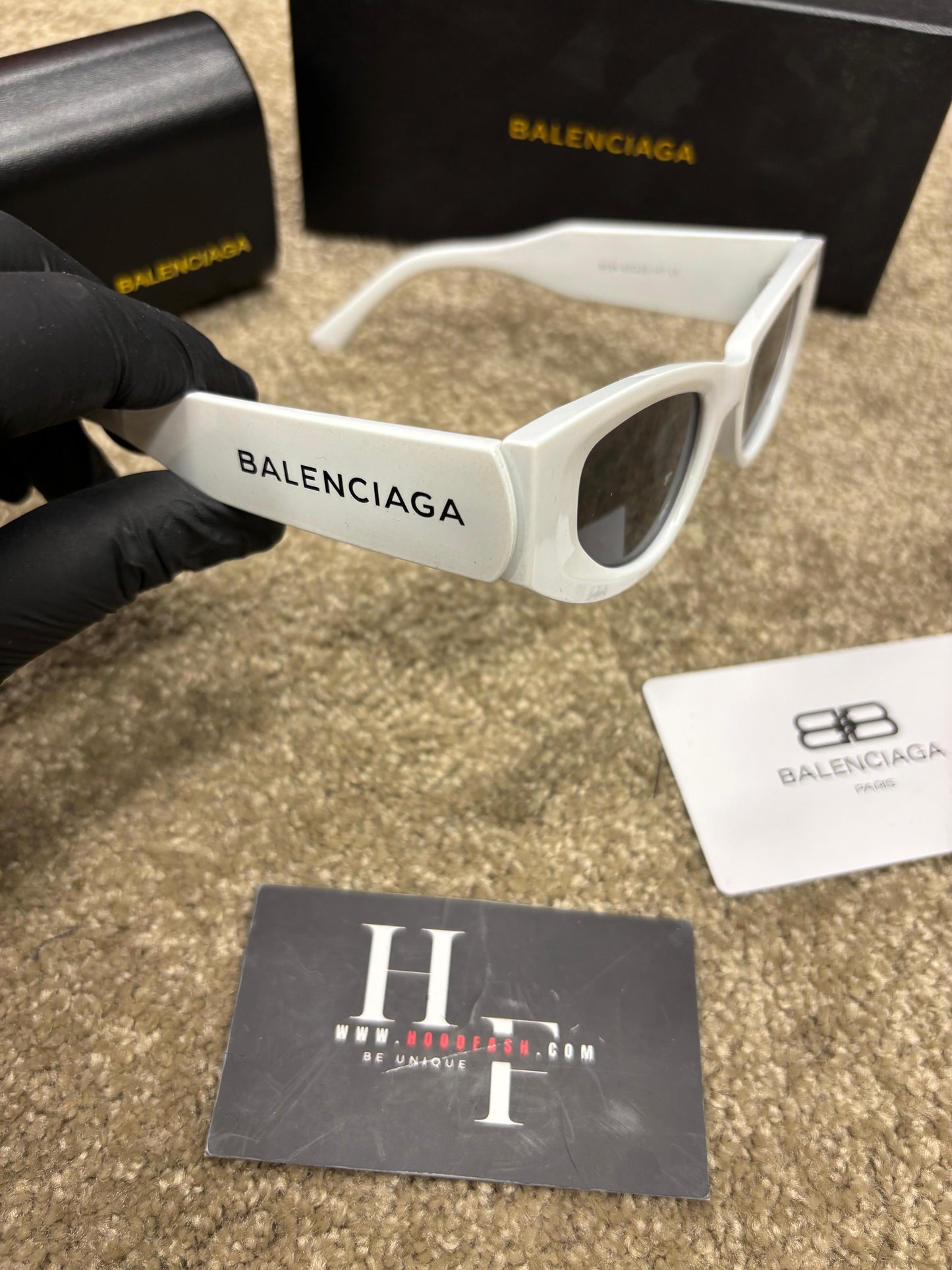 Balenciaga Zonnebril- White Frame