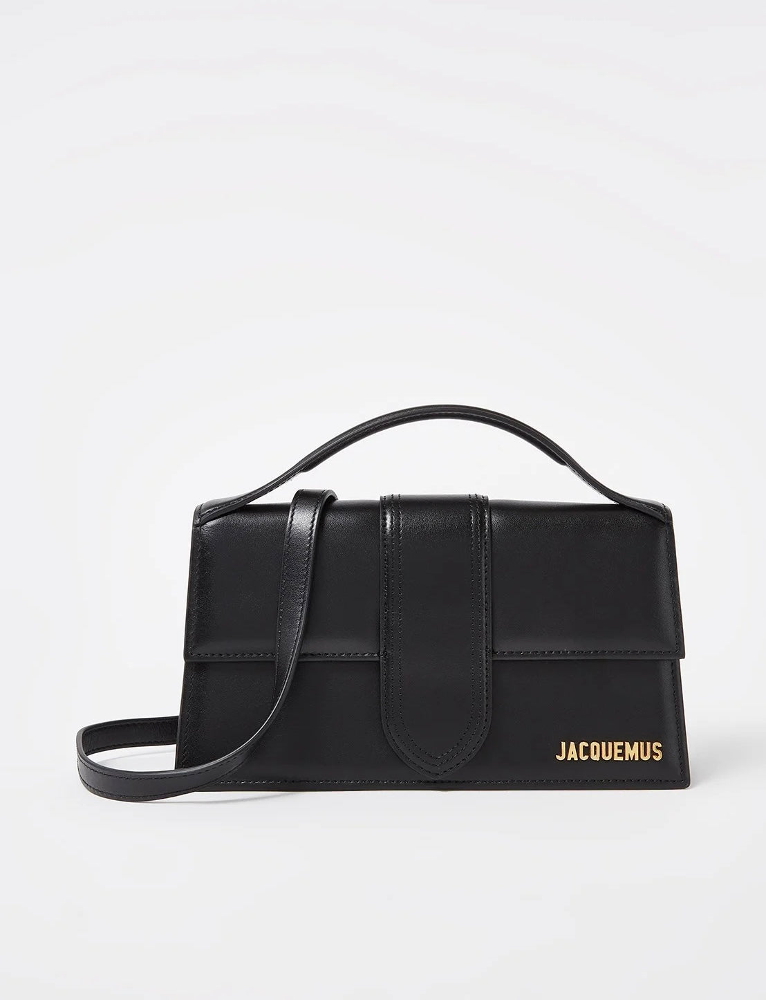 Jacquemus Le Bambino Mini Leather Tas - Zwart