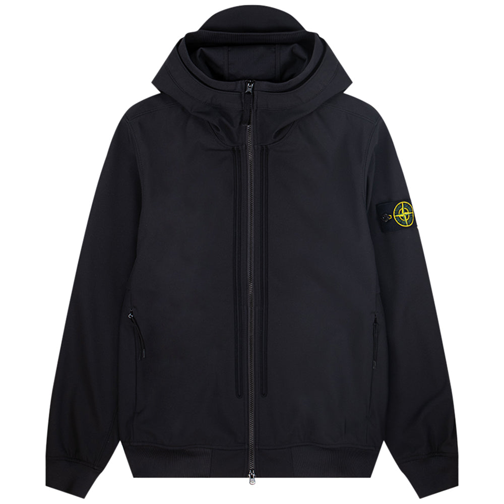 Stone Island Soft Shell Tussenjas -Zwart