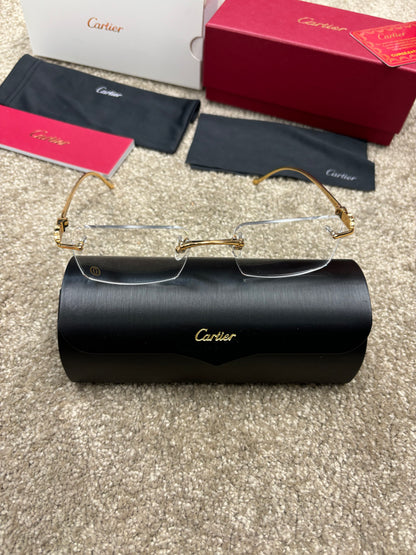 Cartier bril - Luipaard