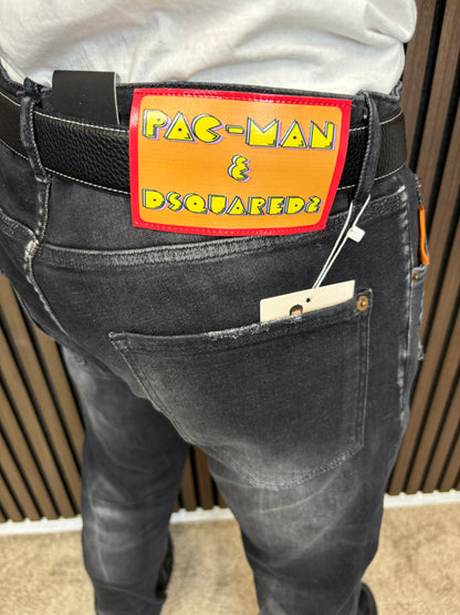 D2 Dsquared Pacman Jeans -Zwart