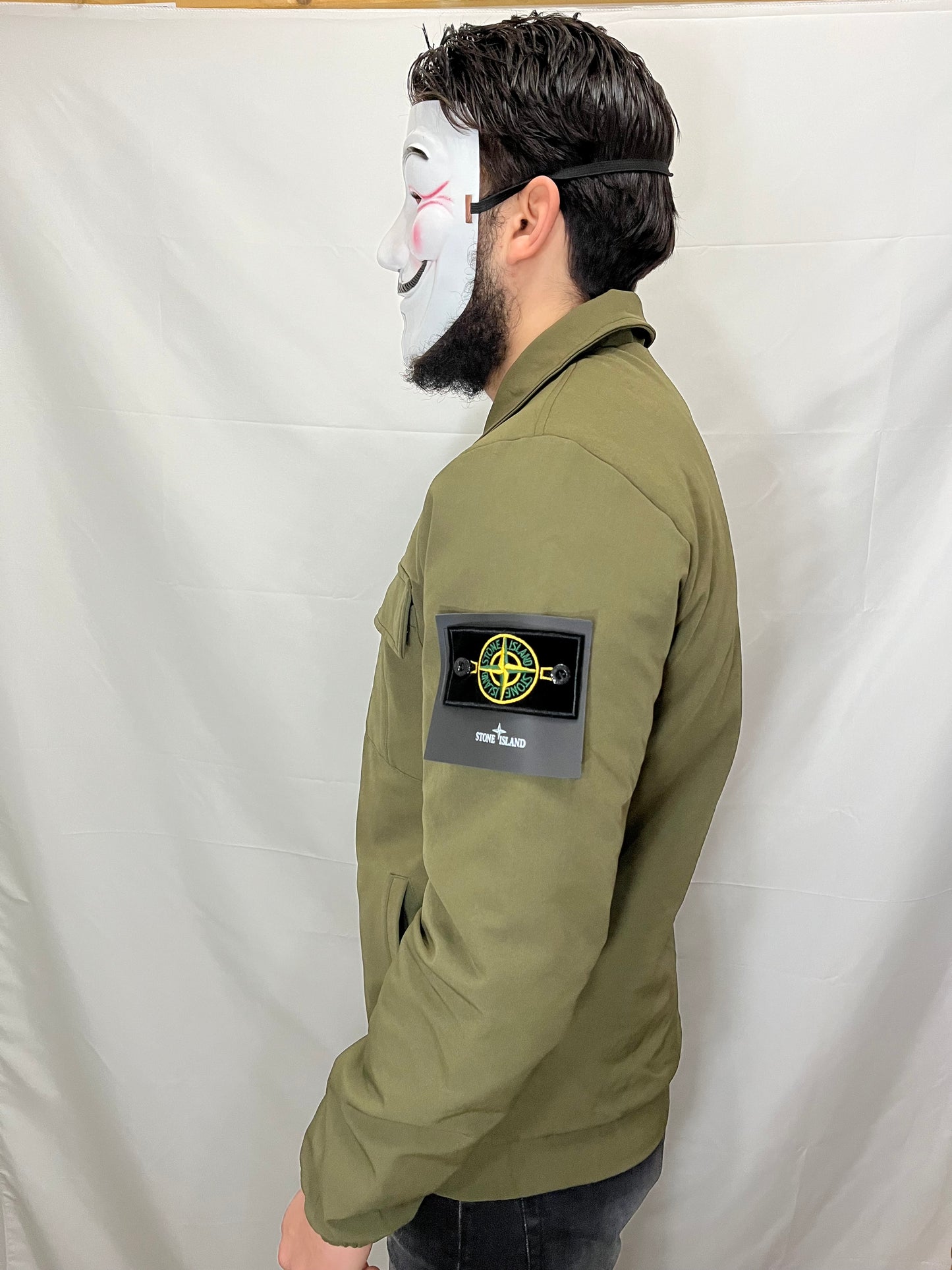 Stone Island Cargo Jas - Green