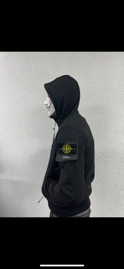 Stone Island Soft Shell Tussenjas -Zwart