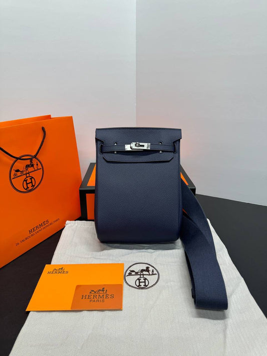 Hermes Hac A Dos Backpack - Navy