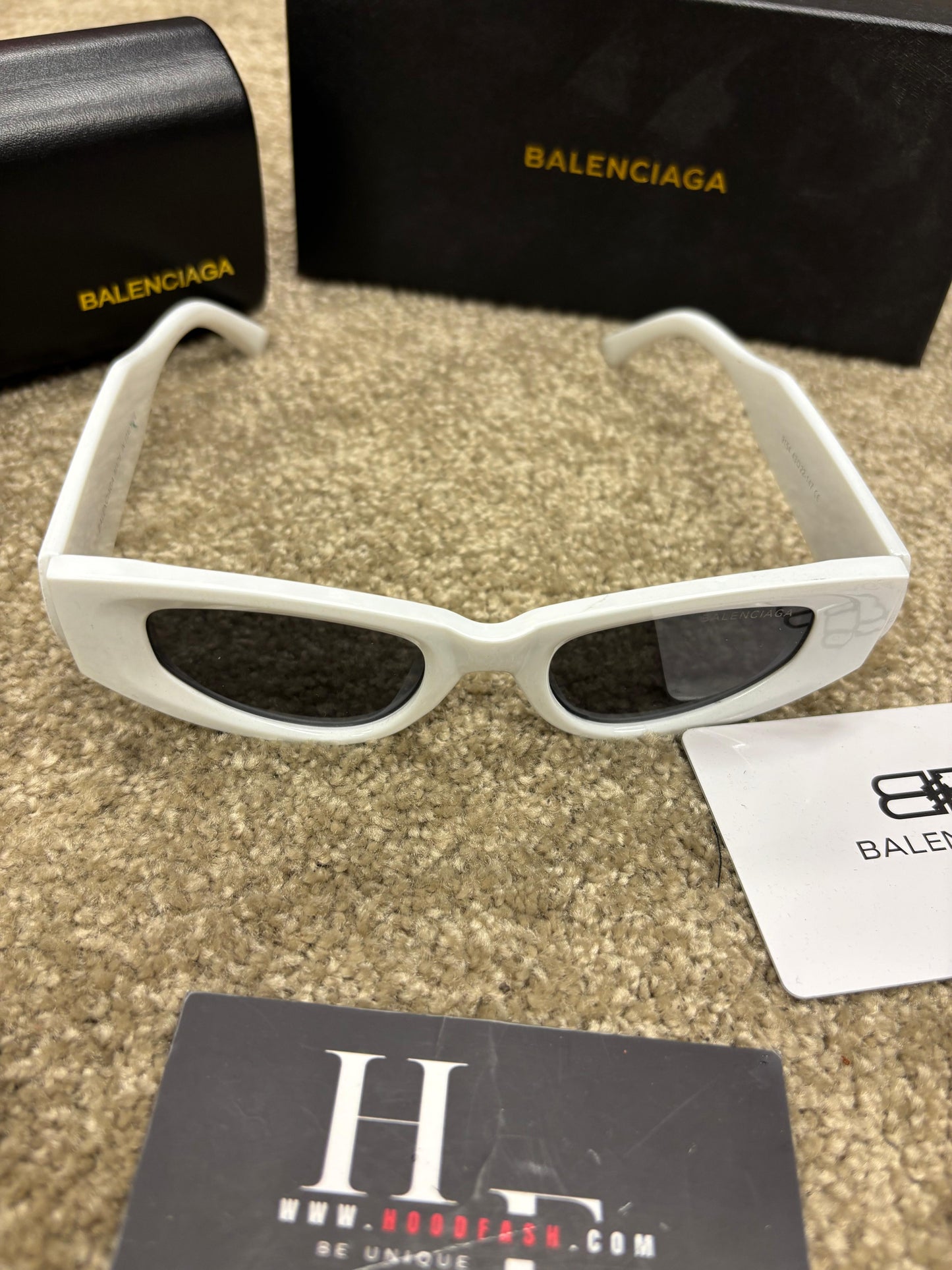 Balenciaga Zonnebril- White Frame