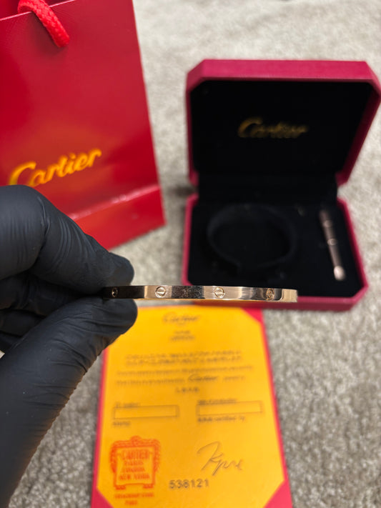 Cartier Love Bracelet - 18K Rose Plated Staal
