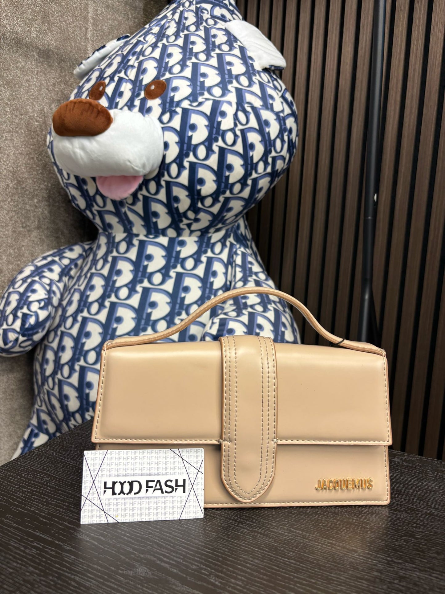 Jacquemus Le Bambino Leather Tas - Apricot