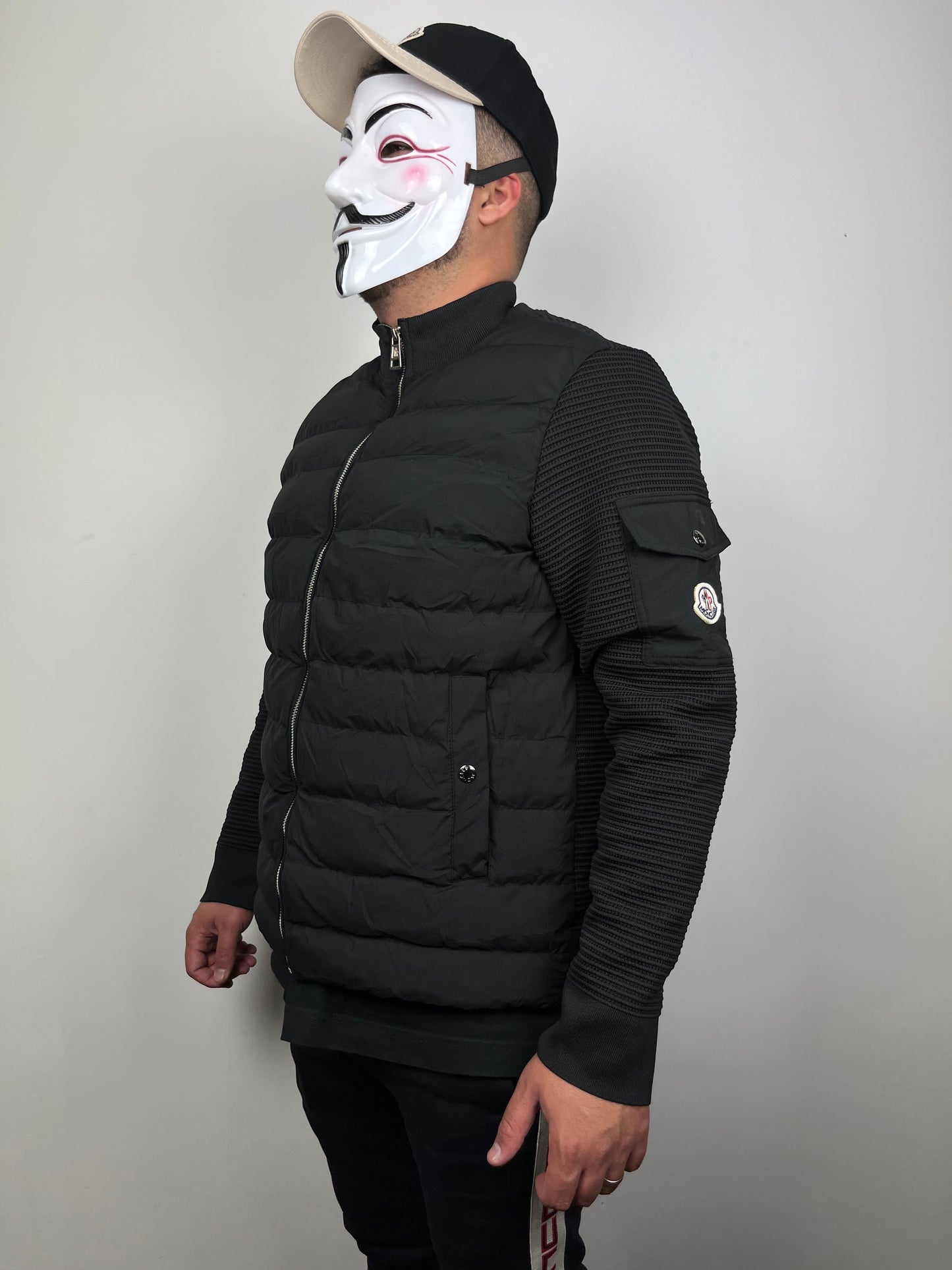 Moncler Hybrid Jas - Zwart