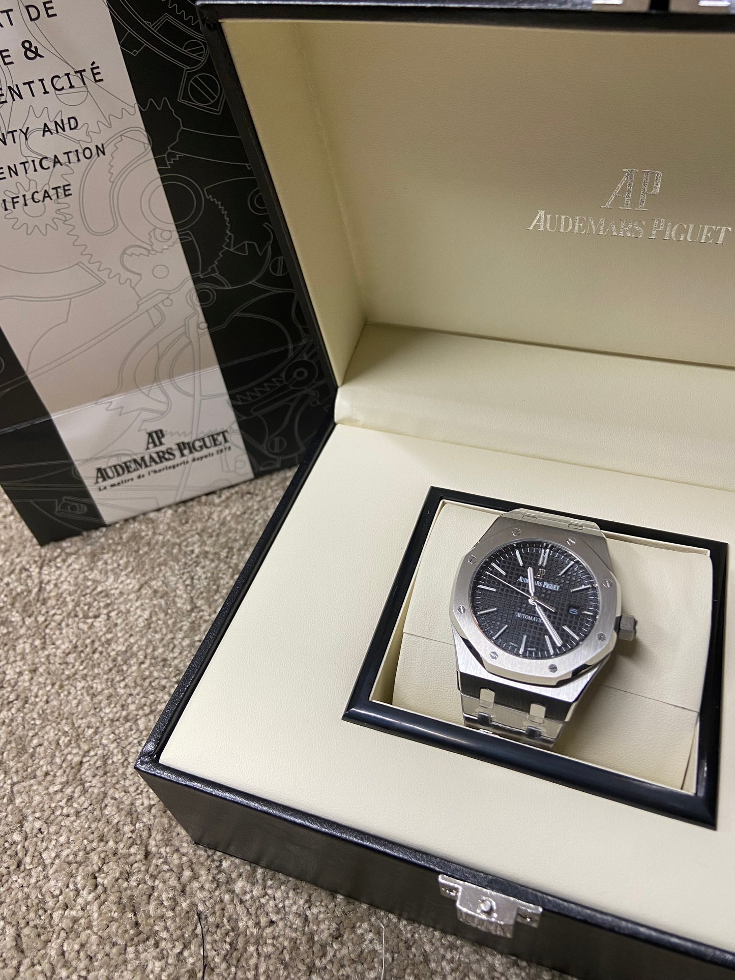Audemars Piquet Royal Oak Silver & Black