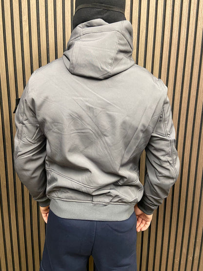 Stone Island Soft Shell Tussenjas -Grijs