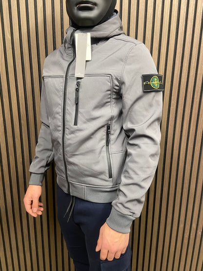 Stone Island Soft Shell Tussenjas -Grijs