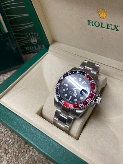 Rolex Oyster Perpetual Date - Red & Black