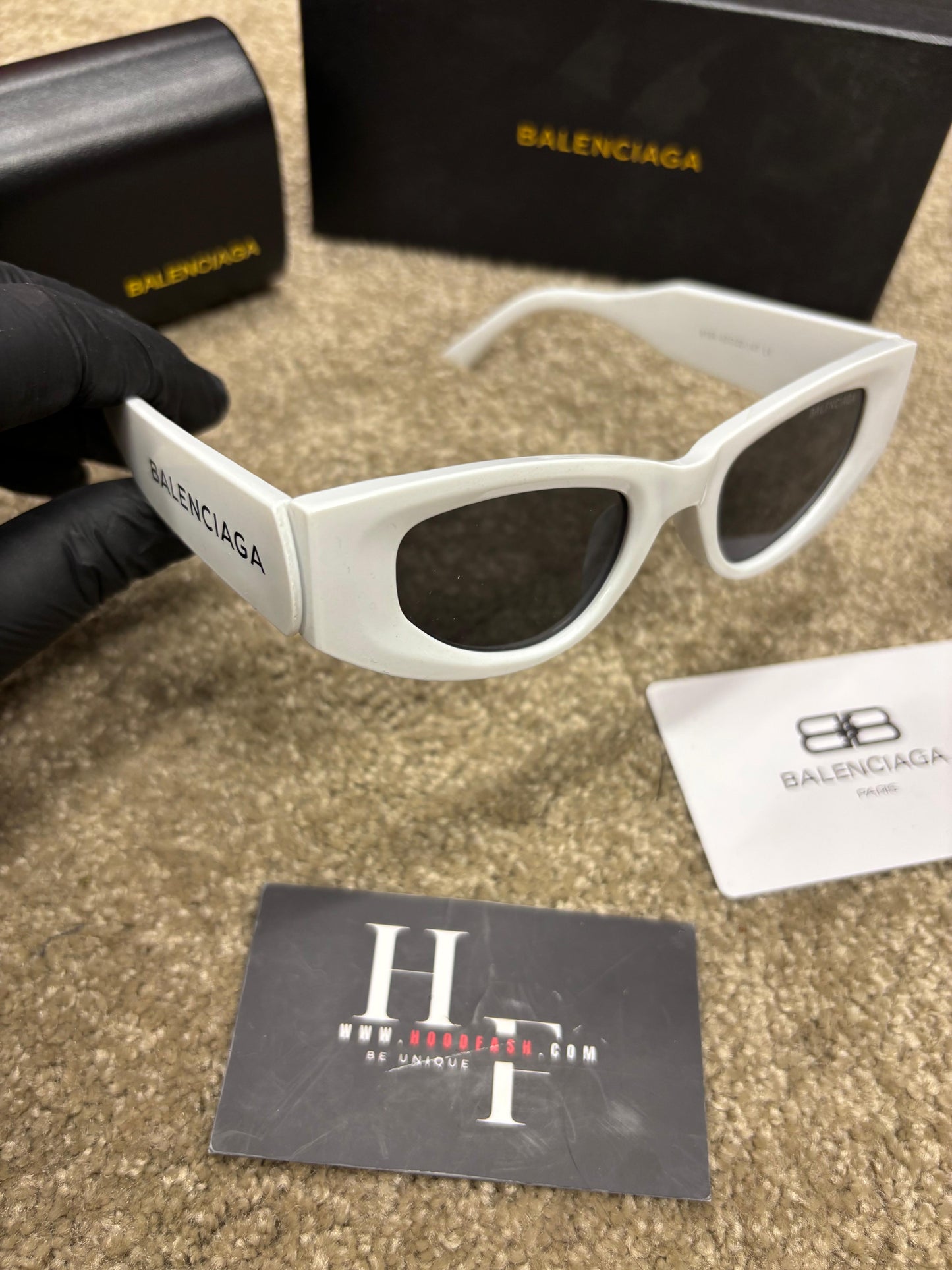 Balenciaga Zonnebril- White Frame