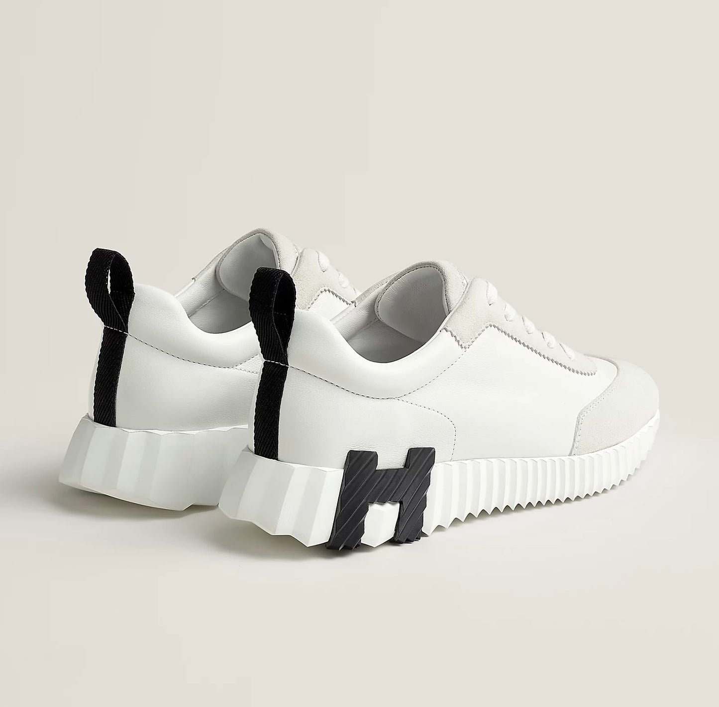 Hermes Bouncing Sneakers Leder- White