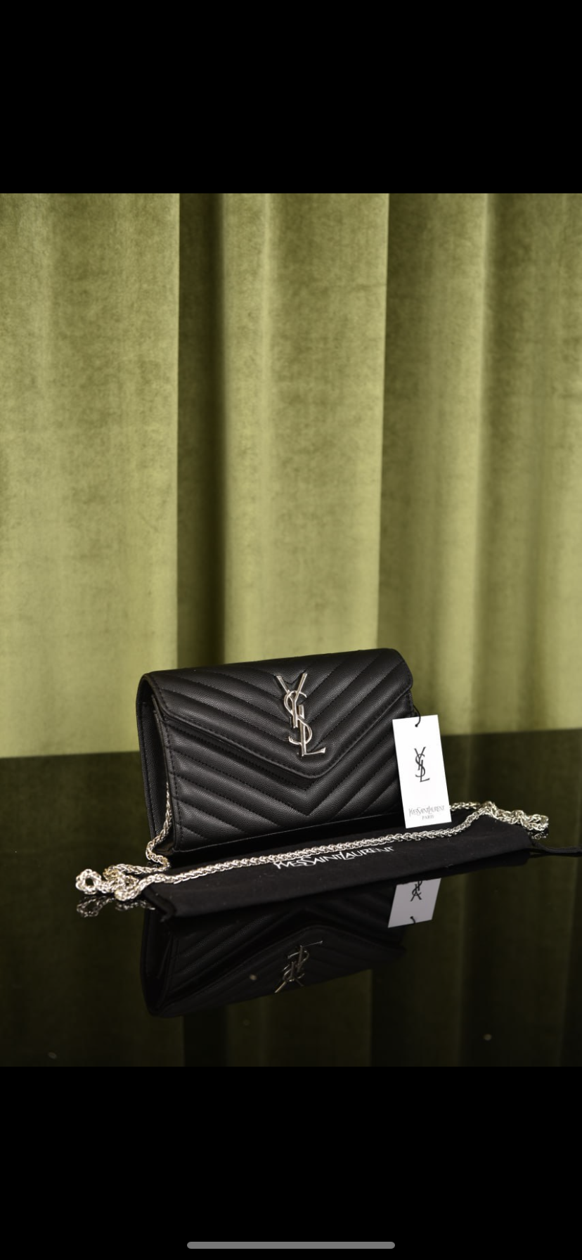 YSL Cross Body Bag - Zwart