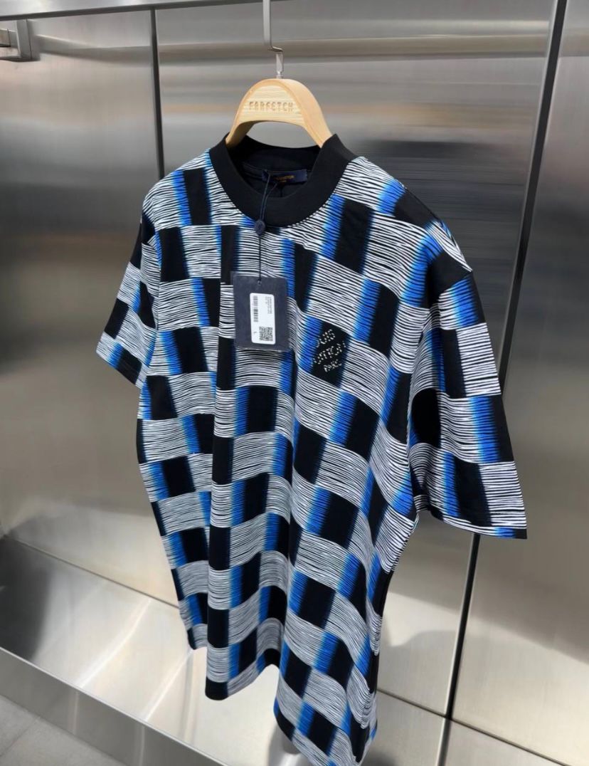 Louis Vuitton Damier Shirt- Blauw