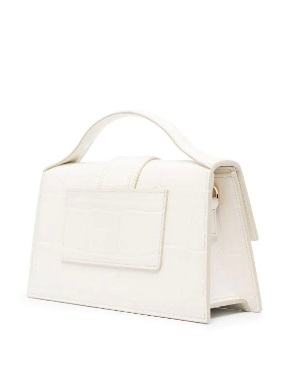 Jacquemus Le Bambino Leather Tas - White