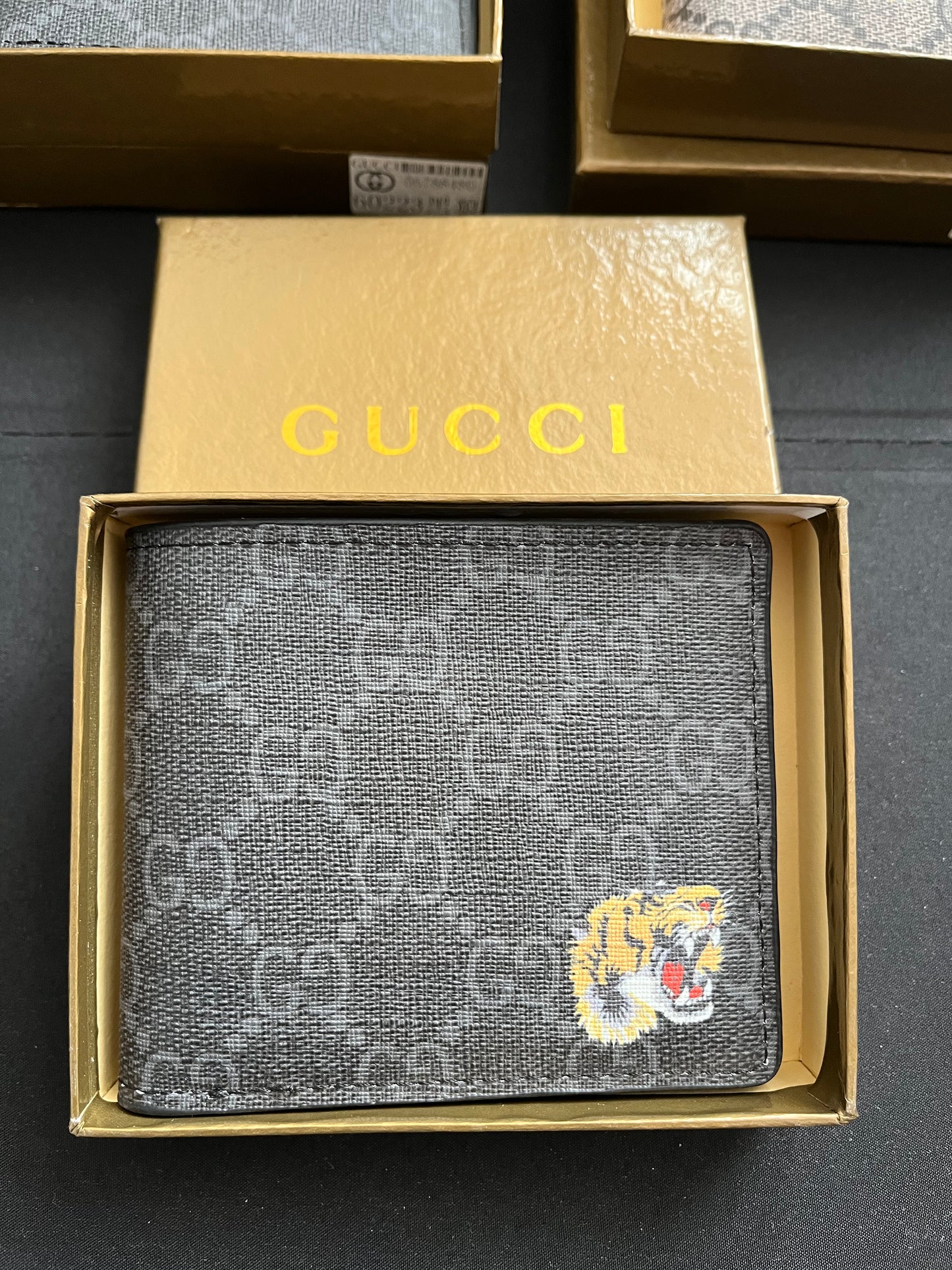 Gucci Portemonnee - Tiger Black Gucci Spiderweb