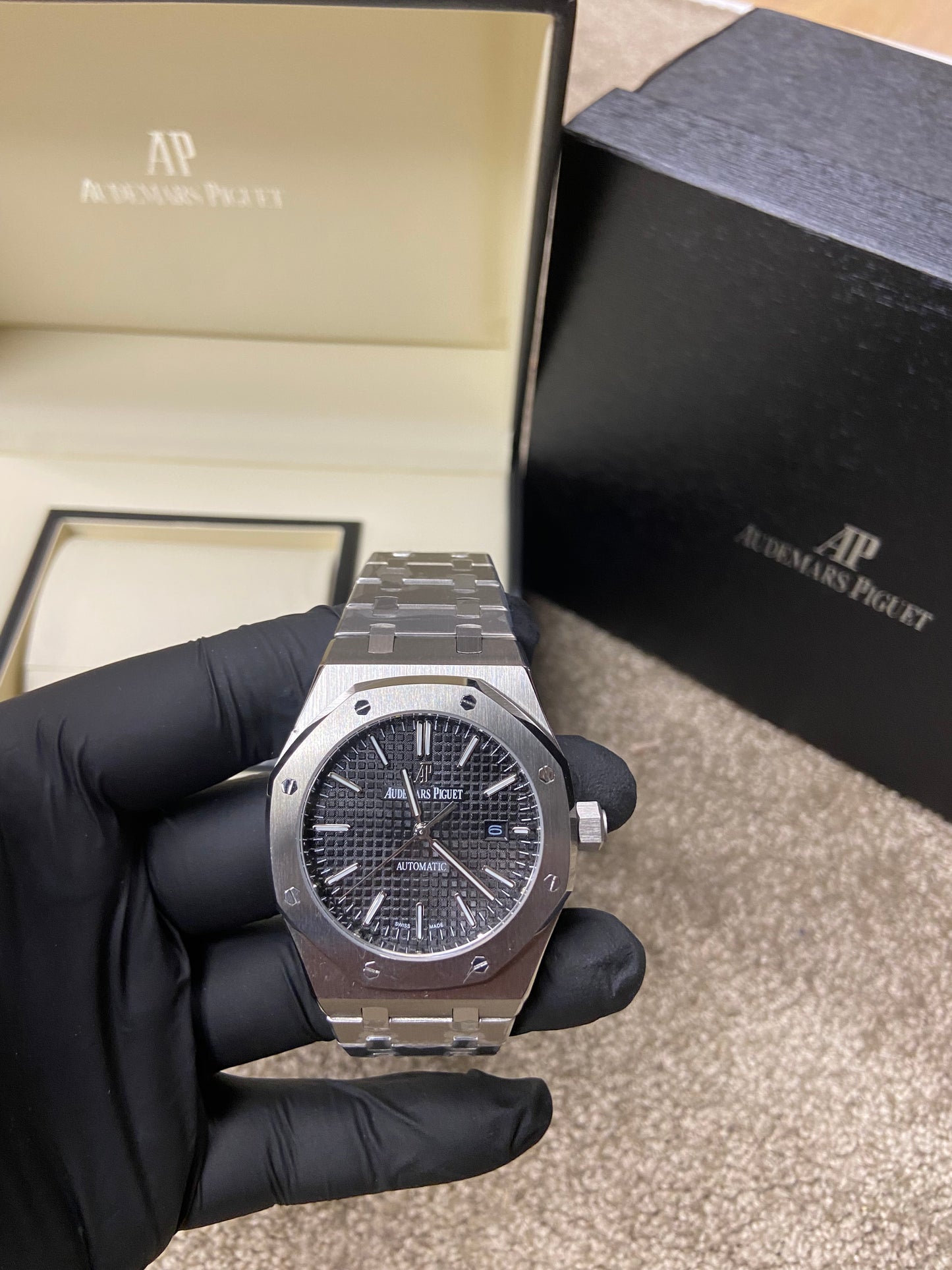 Audemars Piquet Royal Oak Silver & Black