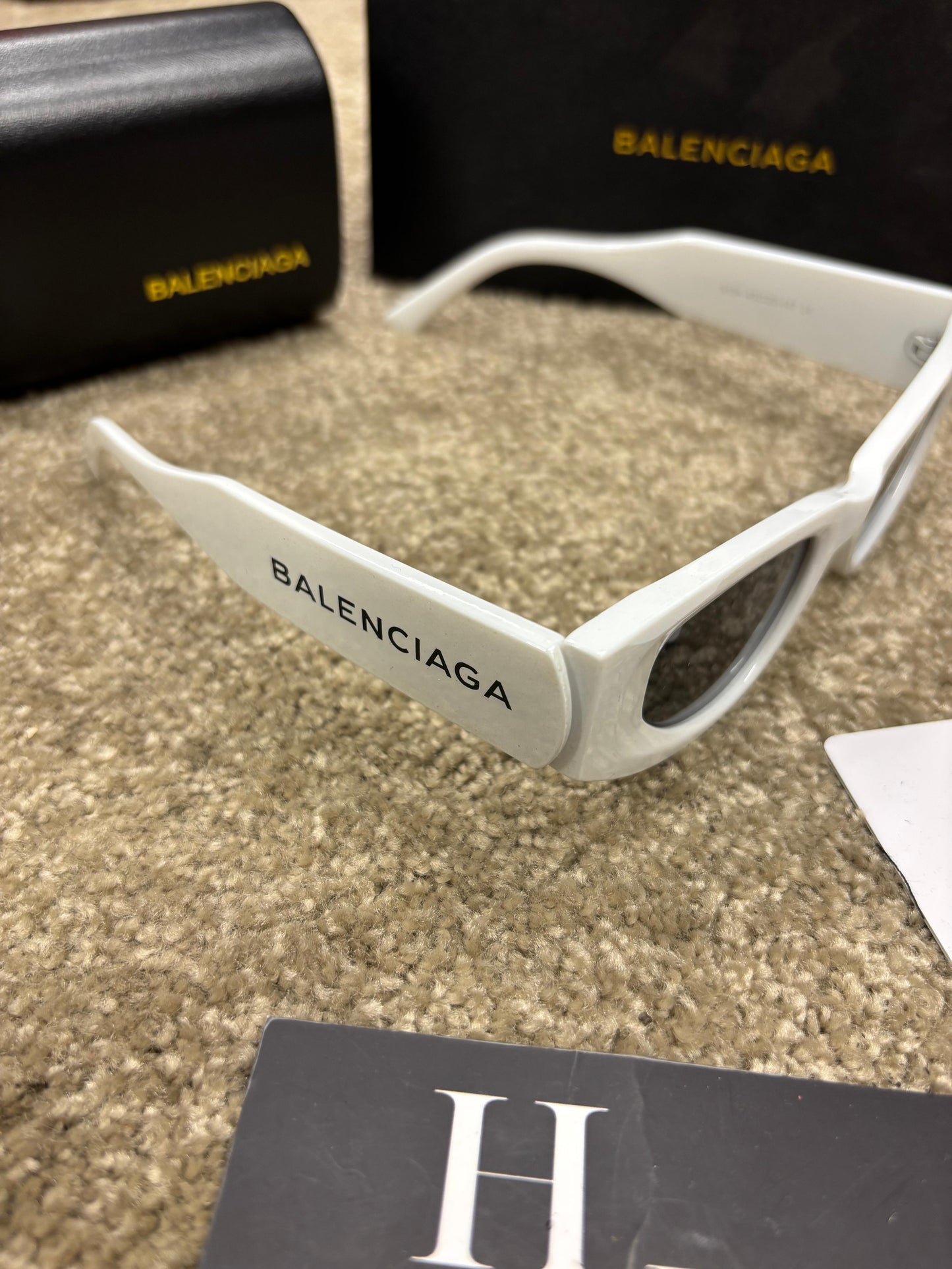 Balenciaga Zonnebril- White Frame