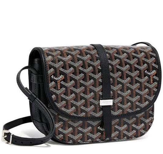 Goyard Belvedere Messenger Bag Black